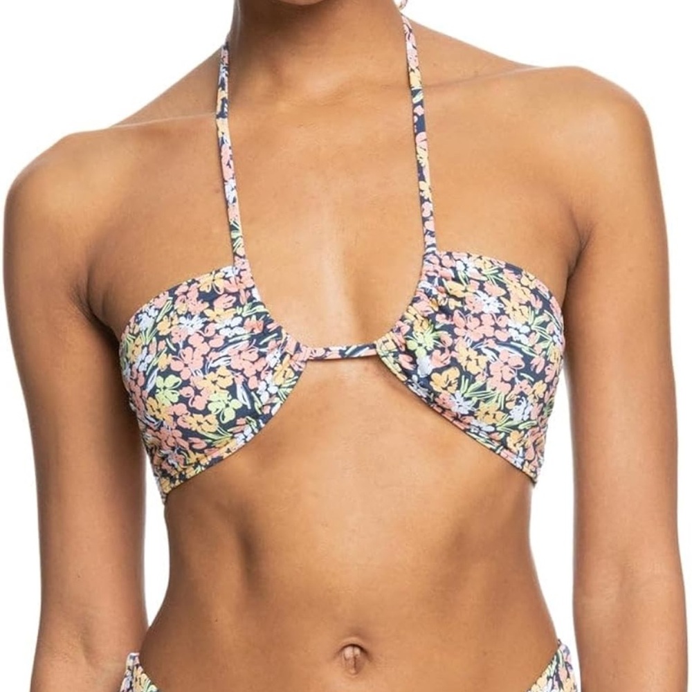 Roxy Multicolor Floral Bikini Top